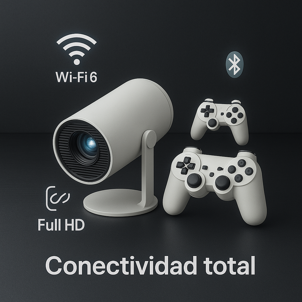 Tu cine, tus juegos y tus momentos favoritos… todo en un solo dispositivo - Proyector con Juegos