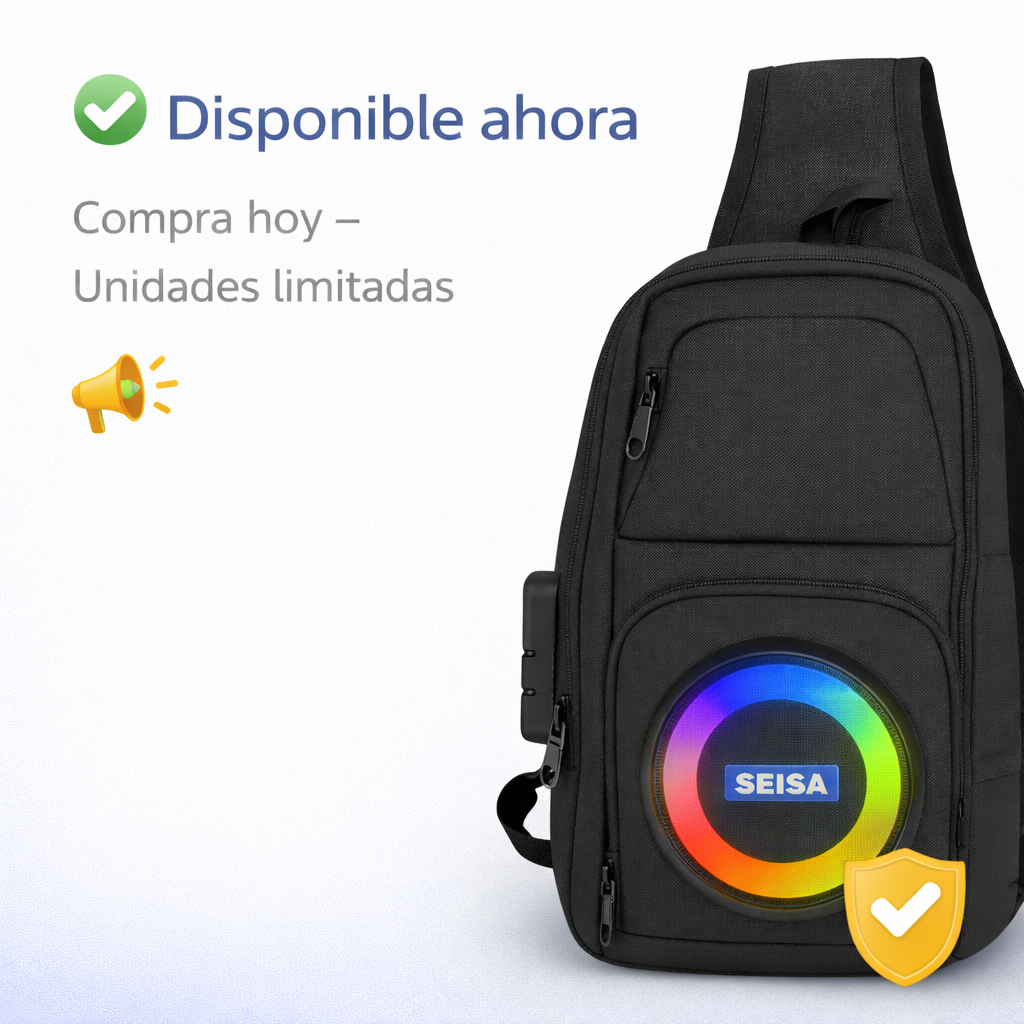 Lleva tu música a todas partes - MOCHILA BAFLE