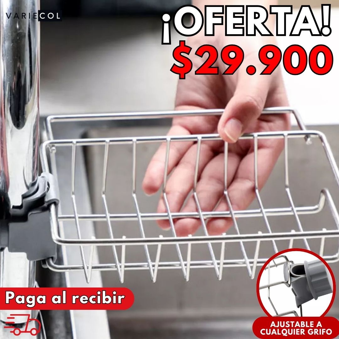 MANTEN TU COCINA SIEMPRE ORGANIZADA CON ESTE INCREIBLE SOPORTE DE GRIFO