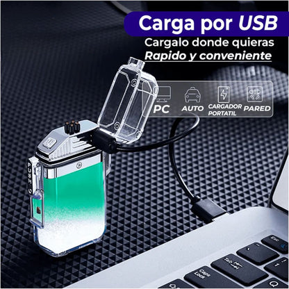 ENCENDEDOR PLASMA CON LINTERNA LED
