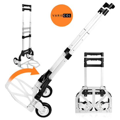 PRACTICO MONTA CARGA DE ALUMINIO PLEGLABLE CON CAPACIDAD DE HASTA 80KG