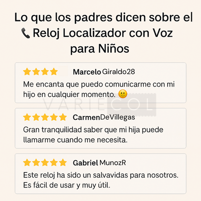 RELOJ INTELIGENTE PARA NIÑOS®