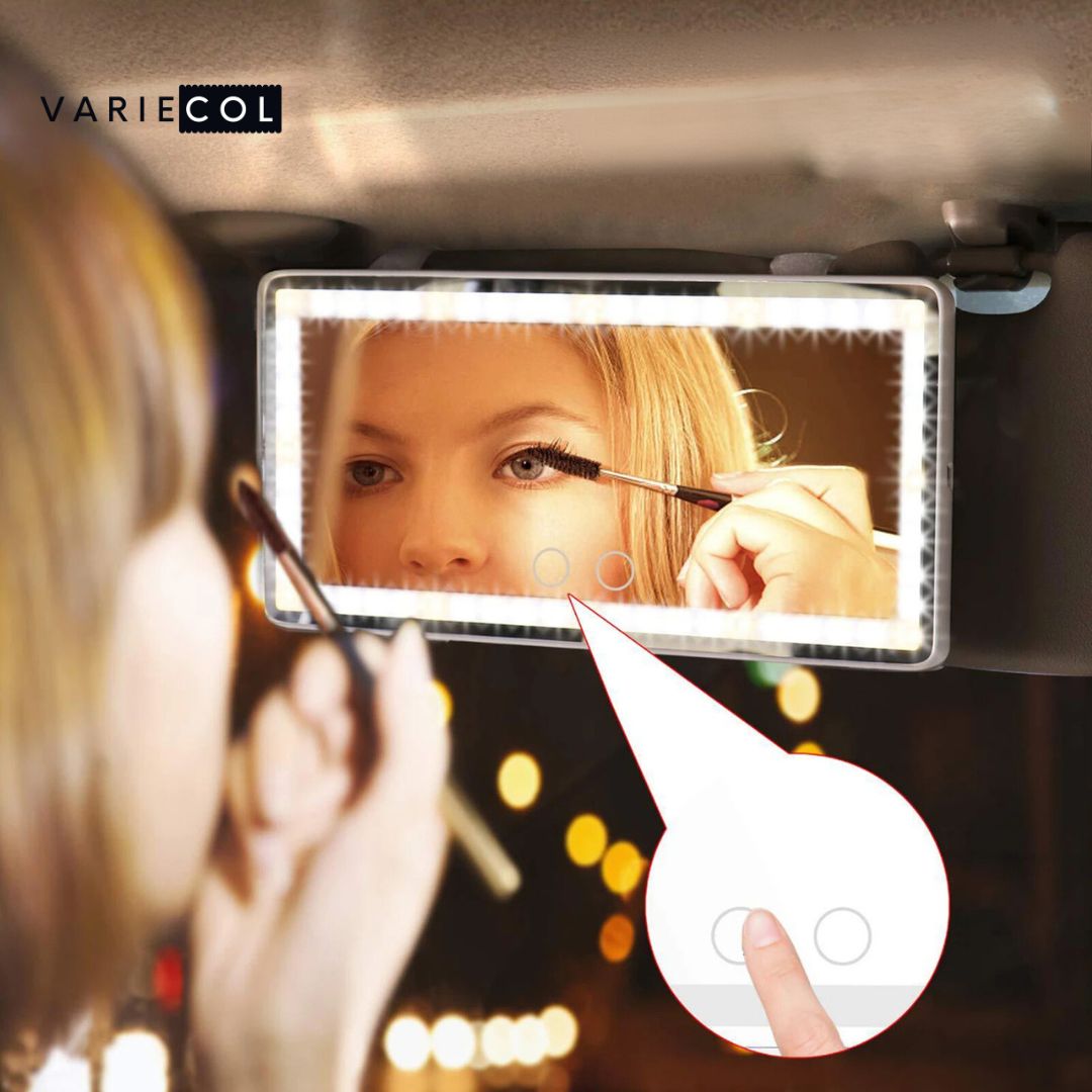 HERMOSO ESPEJO DE CARRO CON LUZ GRADUAL