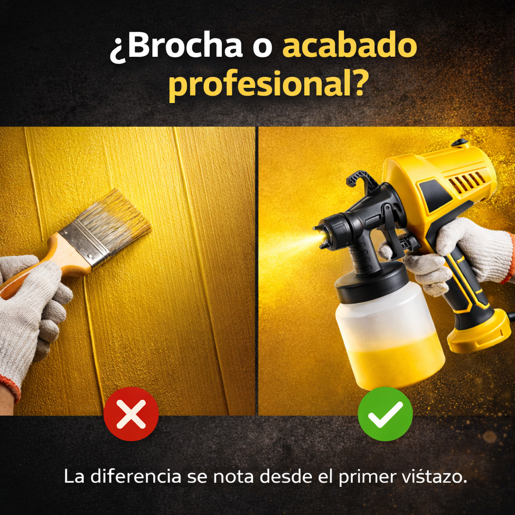 Pinta Más Rápido. Acabado Perfecto. Sin Complicaciones - Pistola De Pintura En Aerosol Eléctrica