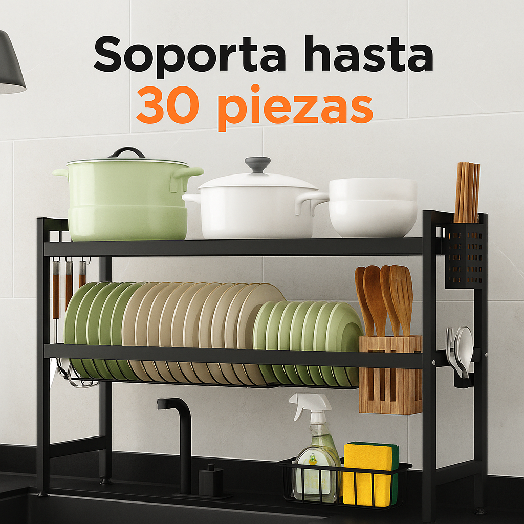 Tu cocina más limpia que nunca - ESCURRIDOR DE PLATOS.