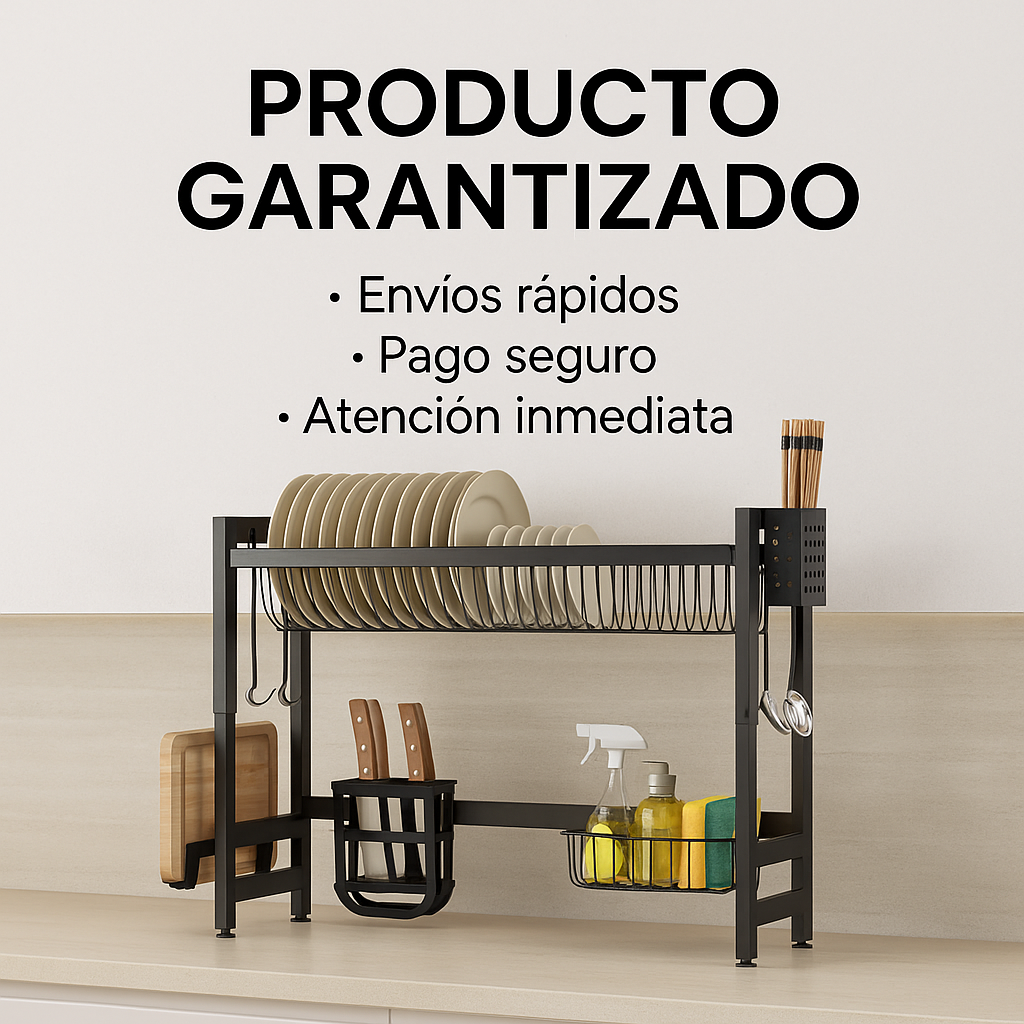 Tu cocina más limpia que nunca - ESCURRIDOR DE PLATOS.