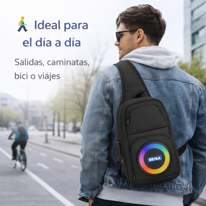 Lleva tu música a todas partes - MOCHILA BAFLE