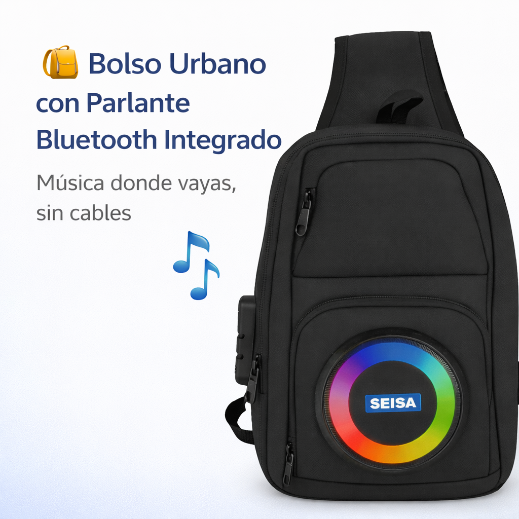 Lleva tu música a todas partes - MOCHILA BAFLE