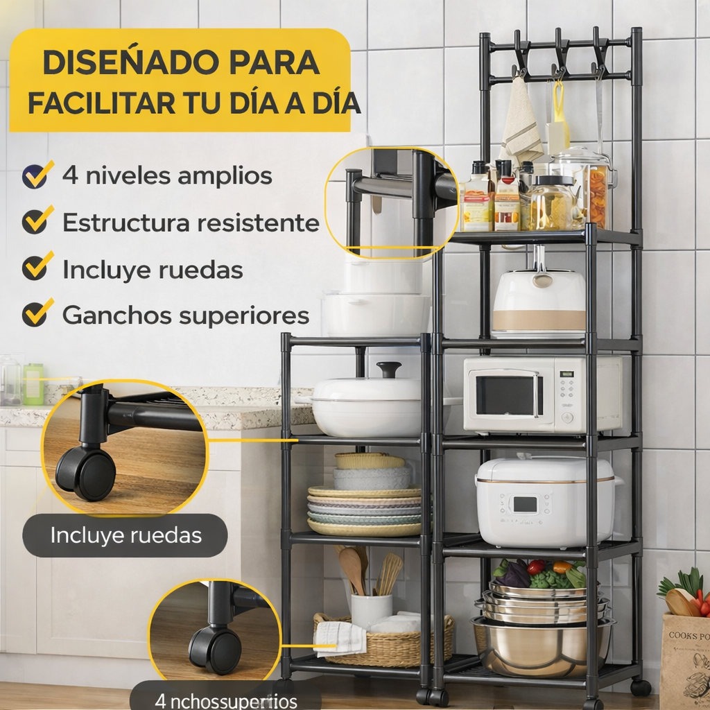 El orden que tu hogar necesitaba - ORGANIZADOR COCINA MULTIUSOS