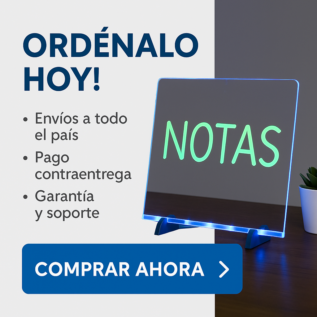 Escribe. Ilumina. Sorprende. - TABLERO LED