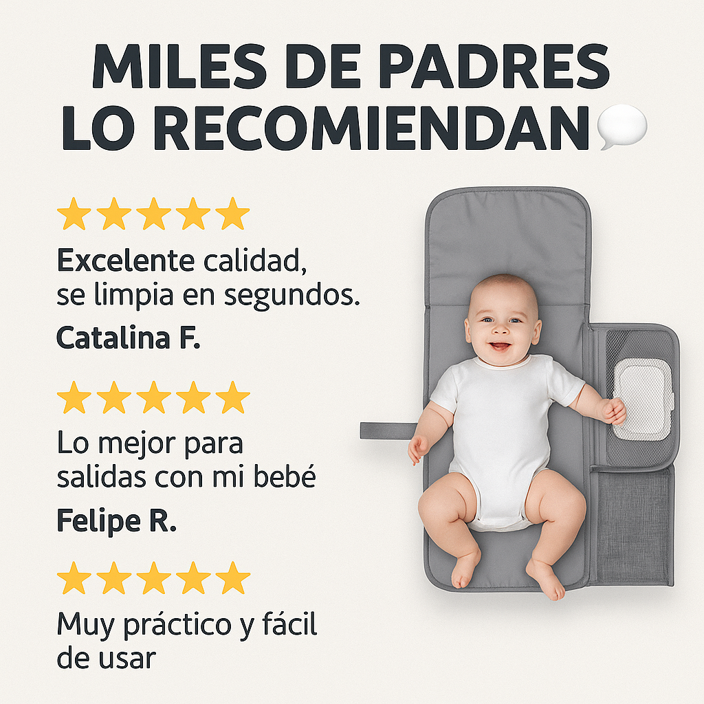 Porque cuidar a tu bebé no debería ser complicado - CAMBIADOR PAÑALES