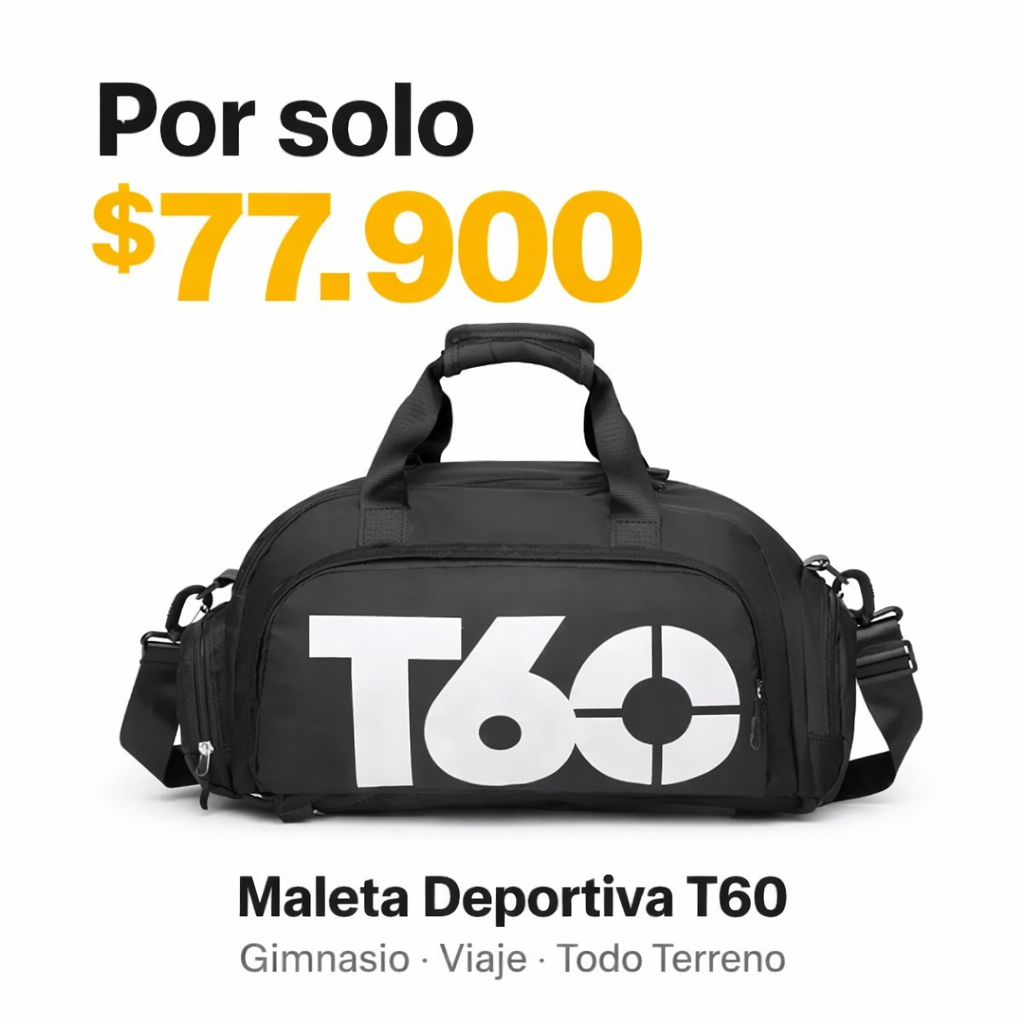 Comodidad que se nota - BOLSO DEPORTIVO T60