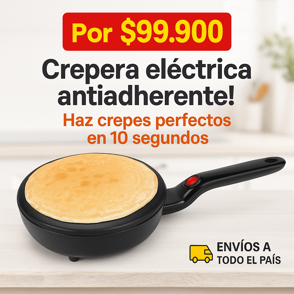 ¡Oferta Black Friday! Crepes perfectos en segundos