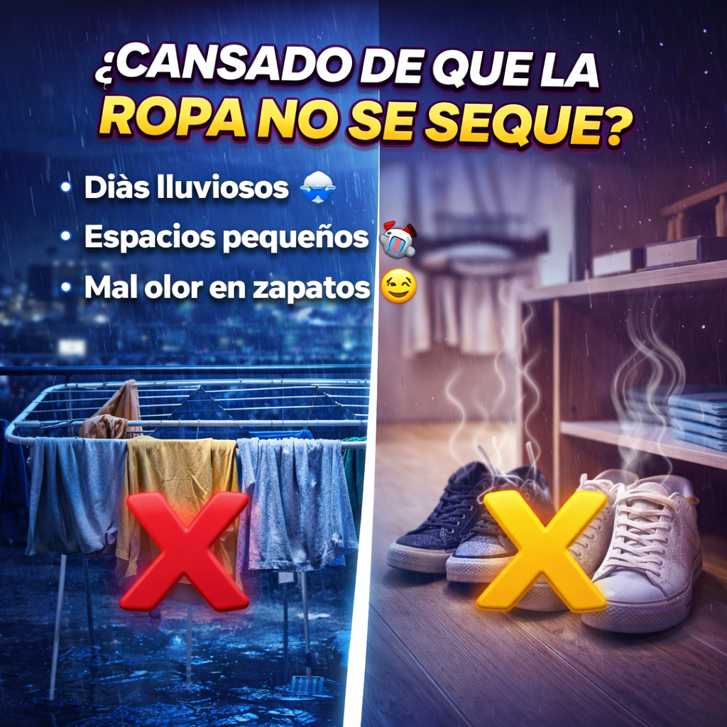 Mini Tendedero Secado Rápido Multifuncional