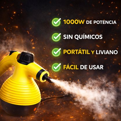 LIMPIEZA EXTREMA EN SEGUNDOS CON LA MAQUINA DE VAPOR