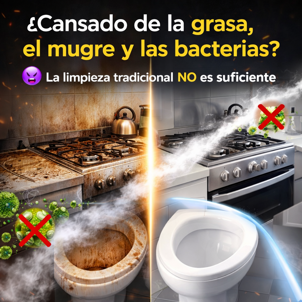 LIMPIEZA EXTREMA EN SEGUNDOS CON LA MAQUINA DE VAPOR