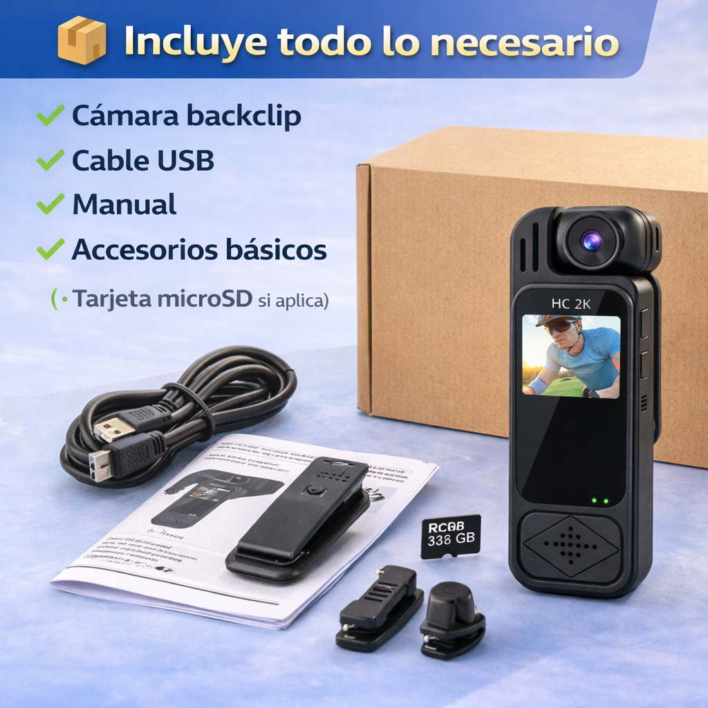 La cámara compacta que va contigo a todas partes - GRABADORA BACKFLIP