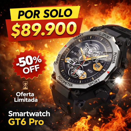 Estilo que rinde con el reloj gt60