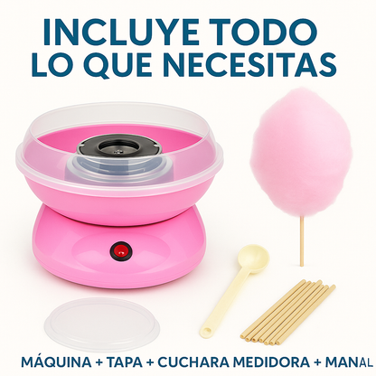 Haz algodones de azúcar en minutos y sorprende a todos - MAQUINA ALGODON DE AZUCAR