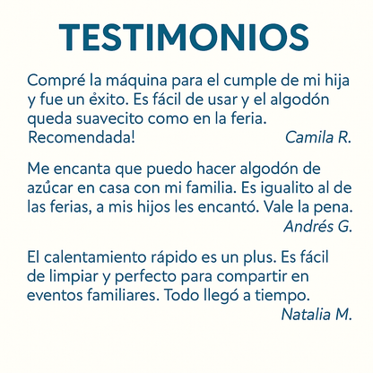 Haz algodones de azúcar en minutos y sorprende a todos - MAQUINA ALGODON DE AZUCAR.