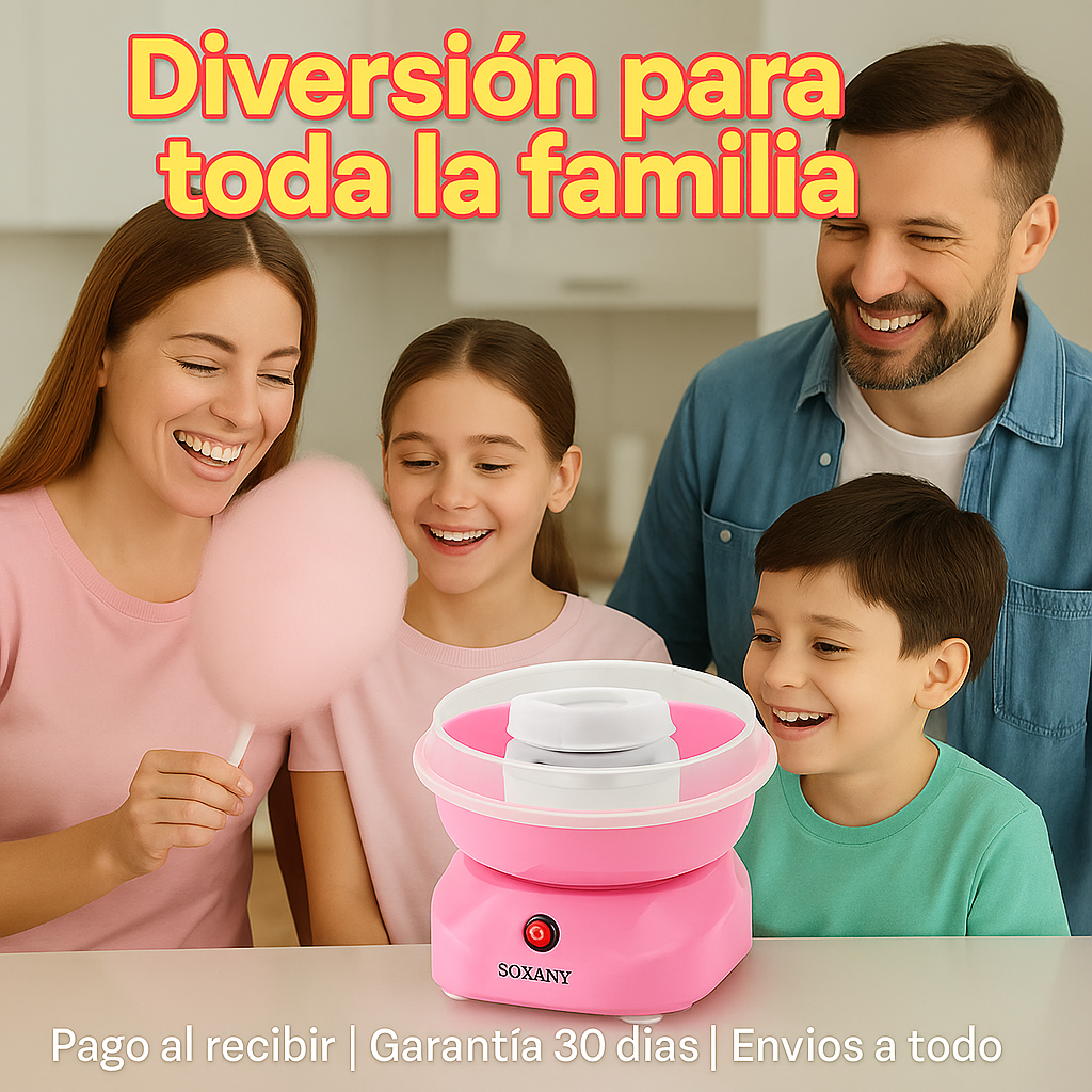 Haz algodones de azúcar en minutos y sorprende a todos - MAQUINA ALGODON DE AZUCAR.