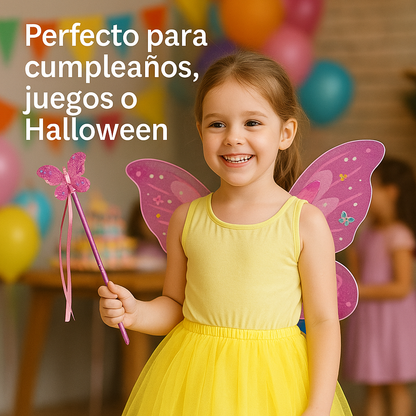 El disfraz que hace sentir a tu niña como un hada de verdad. - ALAS DE MARIPOSA