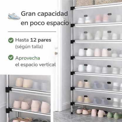 Ordena tus zapatos en segundos - ORGANIZADOR ZAPATOS 6 NIVELES