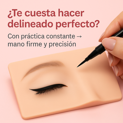 Domina el Delineado y el Difuminado Perfecto - CARA SILICONA PARA MAQUILLAJE.