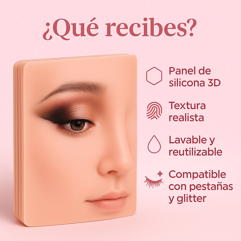 Domina el Delineado y el Difuminado Perfecto - CARA SILICONA PARA MAQUILLAJE