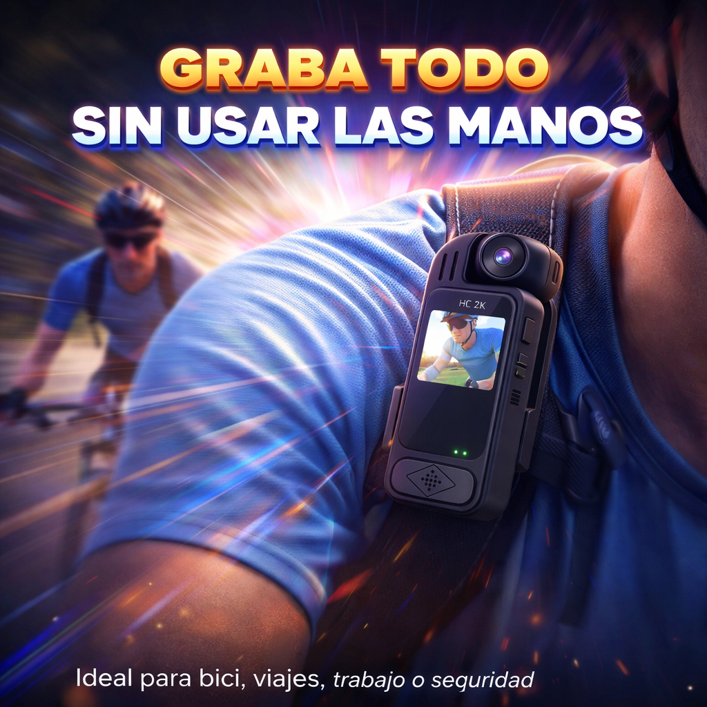 Graba todo, estés donde estés con la cámara backflip