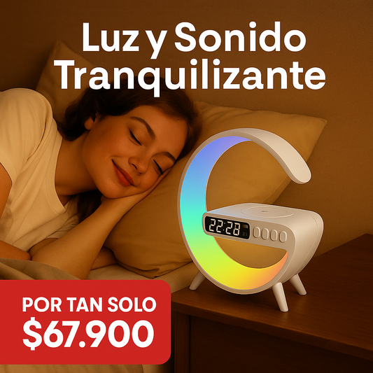 EXCLUSIVA LAMPARA DE NOCHE 4 EN 1 CON CARGA INALAMBRICA