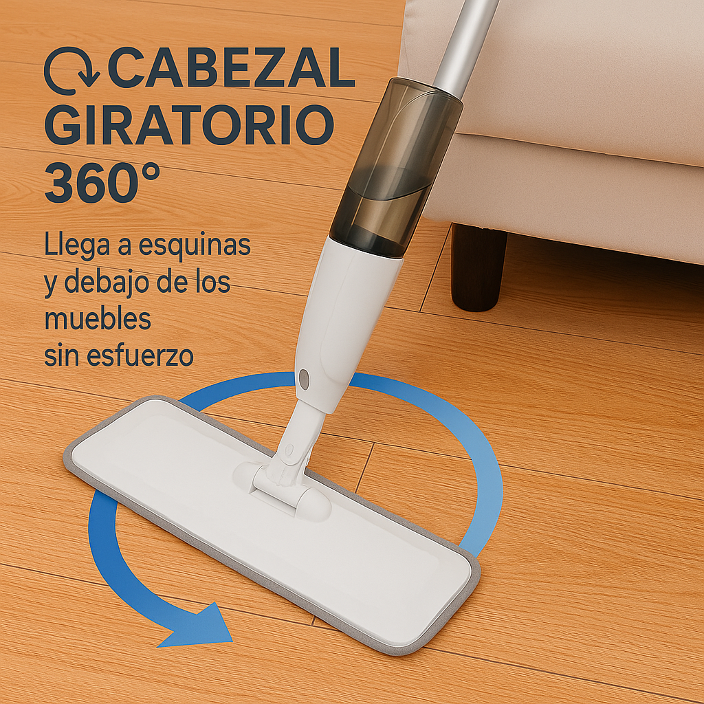 Transforma tu manera de limpiar. - TRAPEADOR CON SPRAY