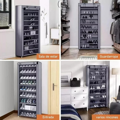 Zapatero 9 Niveles |  Organiza hasta 27 pares de zapatos y más…
