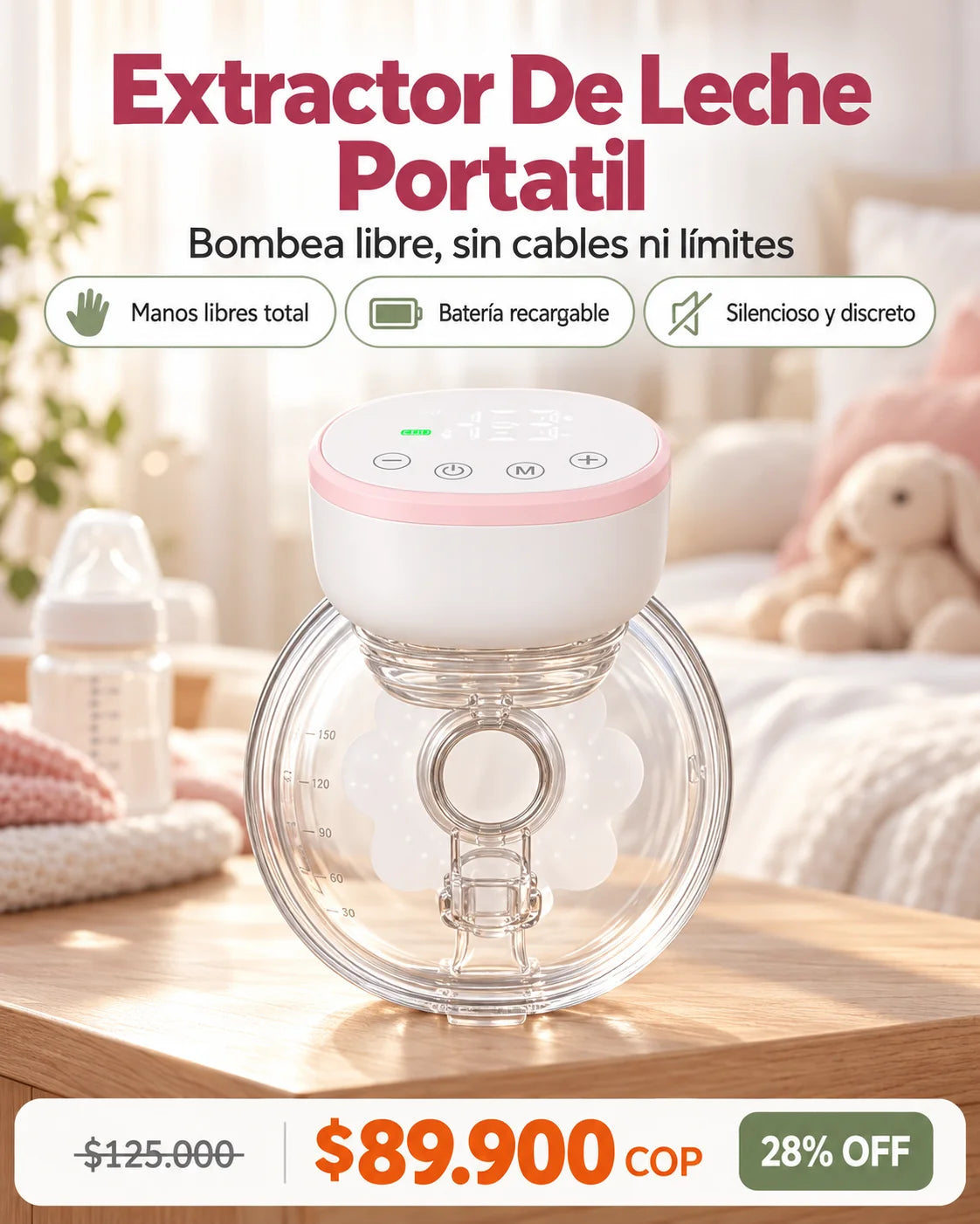 Extractor De Leche Portatil