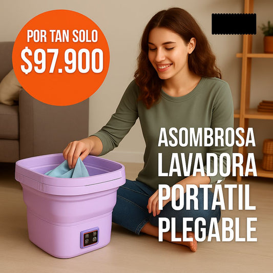 Lavadora portátil plegable – Asombrosamente práctica y eficiente
