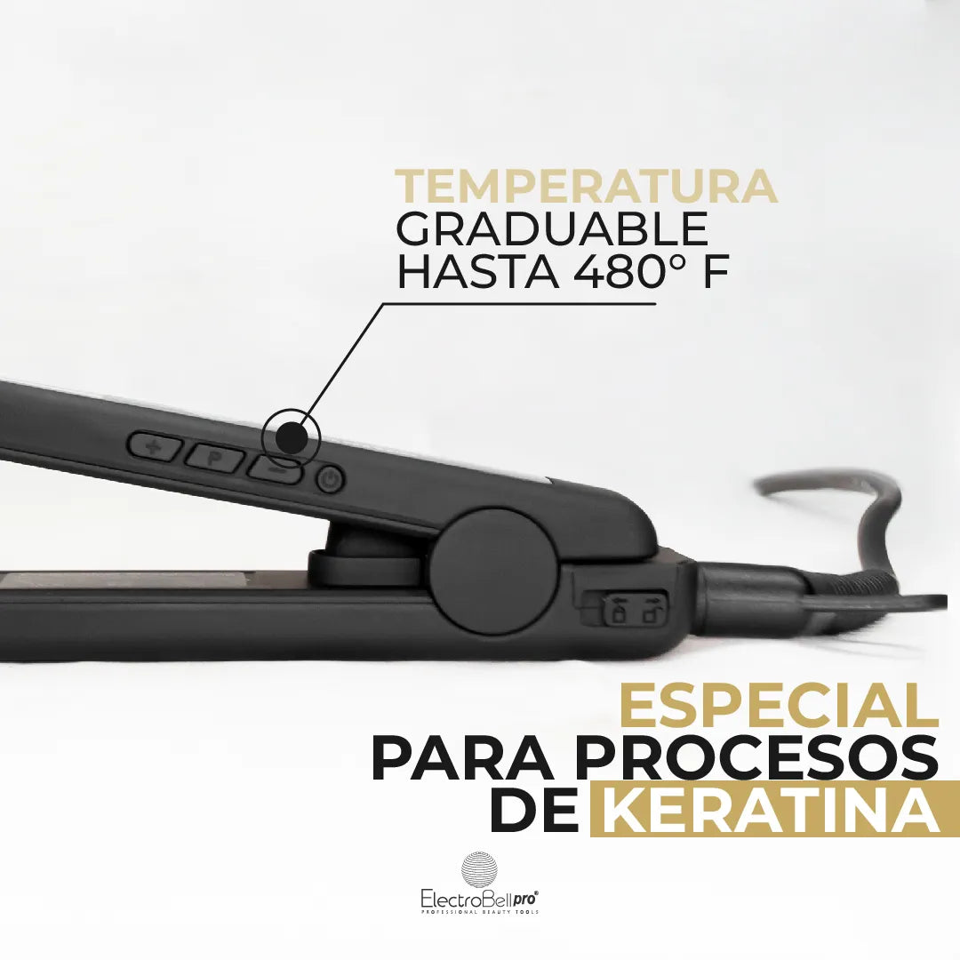Plancha Profesional para el Cabello | Diseñada para Keratina y Botox Capilar.
