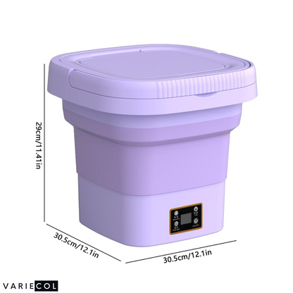 Lavadora portátil plegable – Asombrosamente práctica y eficiente.