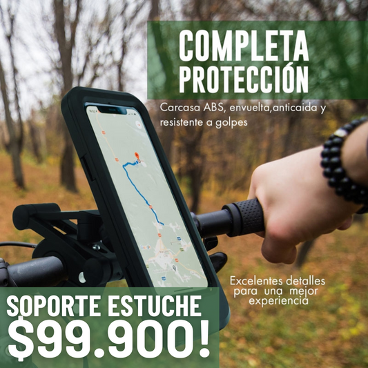Soporte estuche impermeable para celular