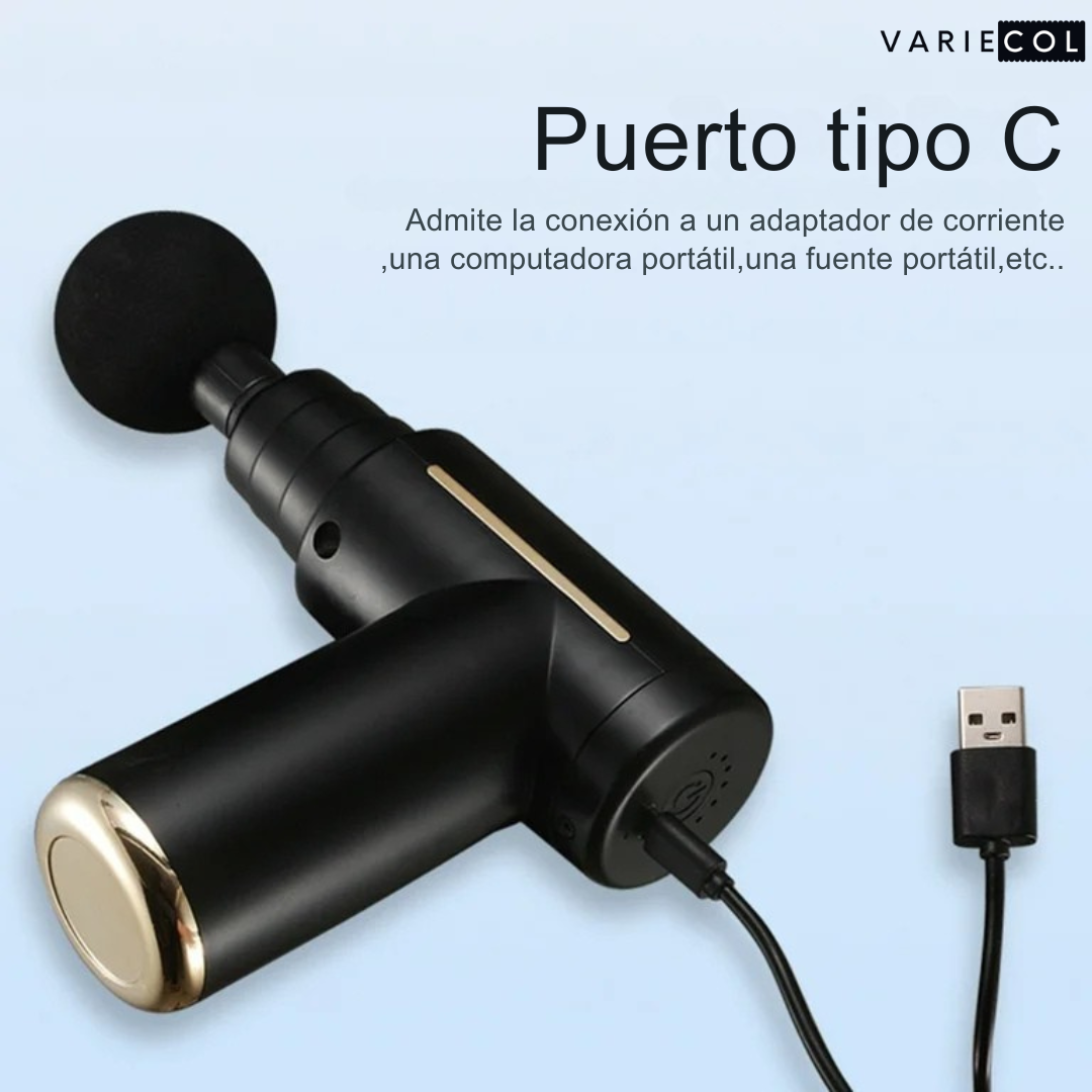 RELAJA TUS MUSCULOS CON LA INCREIBLE PISTOLA MASAJEADORA