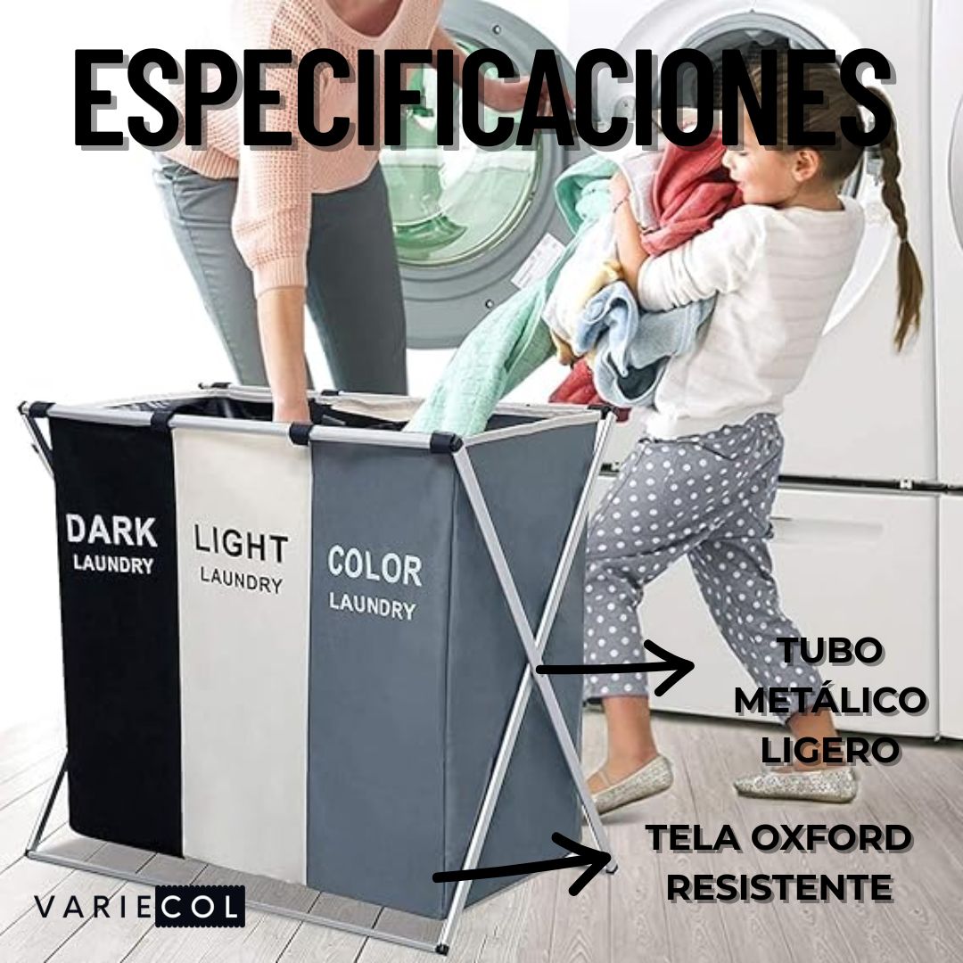 INDISPENSABLE ORGANIZADOR DE LAVANDERÍA PARA EL HOGAR.