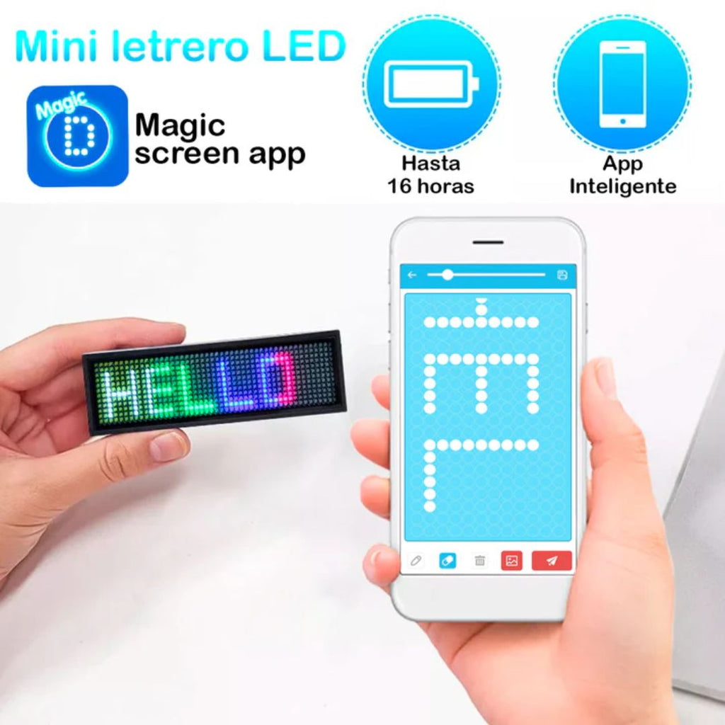¡Personaliza tu nombre con estilo y luz! - MINI LETRERO