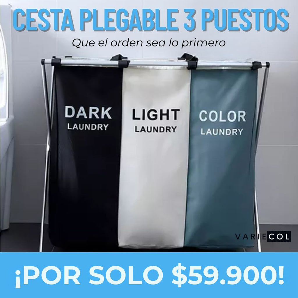 INDISPENSABLE ORGANIZADOR DE LAVANDERÍA PARA EL HOGAR.
